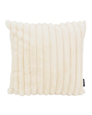 NOVÉE Rosie rib creme | 45 x 45 cm | kussenhoes | polyester