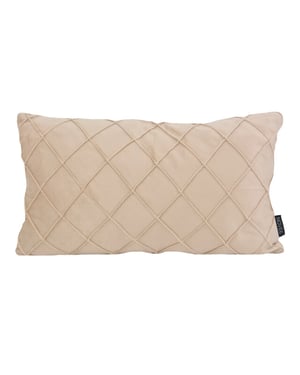 NOVÉE Velvet cross beige | 30 x 50 cm | kussenhoes | velvet/polyester