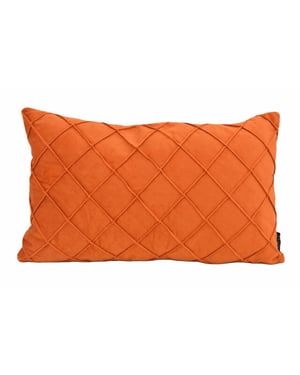 NOVÉE Velvet cross terracotta | 30 x 50 cm | kussenhoes | velvet/polyester