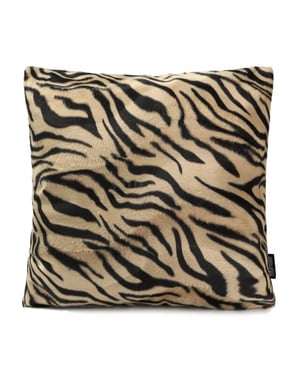 Gek op kussens! Furry tiger | 45 x 45 cm | kussenhoes | polyester