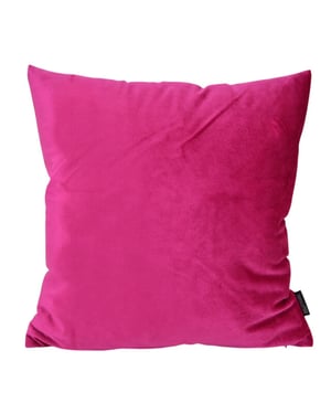 Gek op kussens! Velvet roze | 45 x 45 cm | kussenhoes | polyester