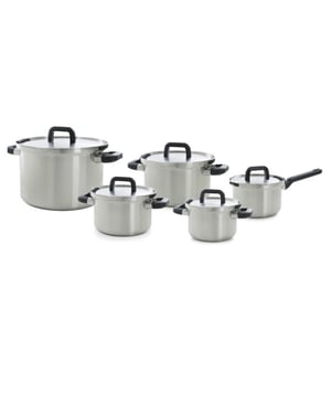 BK Cookware Bk flow cool kookpannenset rvs veilig afgietsysteem