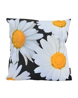 Gek op kussens! Sierkussen daisies | 45 x 45 cm | katoen/polyester