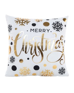 Gek op kussens! Balls & snowflakes | 45 x 45 cm | kussenhoes | katoen/polyester