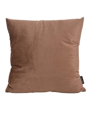 Gek op kussens! Sierkussen velvet mokka | 45 x 45 cm | polyester