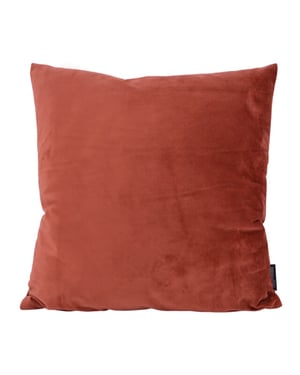 Gek op kussens! Velvet roest | 45 x 45 cm | kussenhoes | polyester
