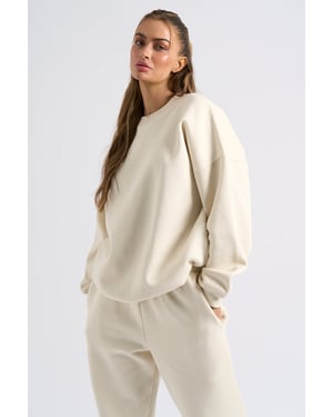 Cream Oversized Sweatshirt