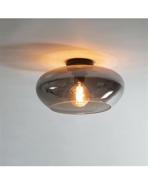 Hoyz plafondlamp elevate glass smoke grey glas
