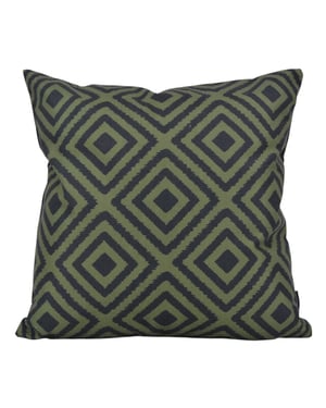 Gek op kussens! Sierkussen green graphic | 45 x 45 cm | katoen/linnen