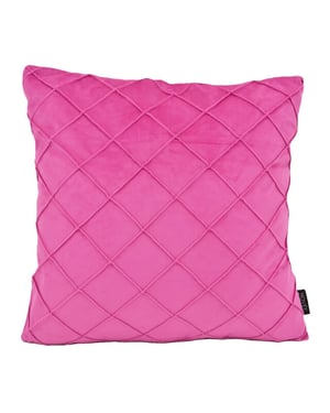 NOVÉE Velvet cross roze | 45 x 45 cm | kussenhoes | velvet/polyester