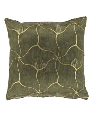 Unique Living sierkussen celina 45x45cm winter green
