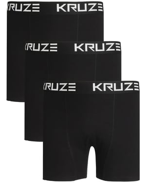 Kruze | 3-pack Heren Boxershorts Katoen Stretch Ondergoed