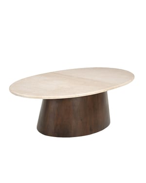 Brix salontafel bottecino oval 120cm -