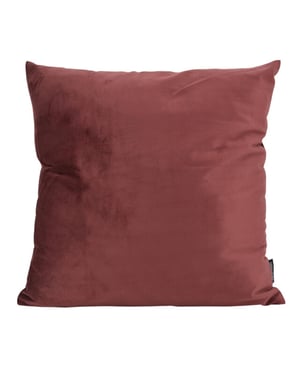 Gek op kussens! Velvet kastanje | 45 x 45 cm | kussenhoes | polyester