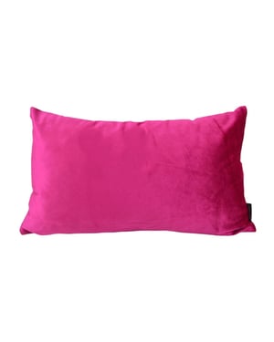 Gek op kussens! Velvet roze long | 30 x 50 cm | kussenhoes | polyester