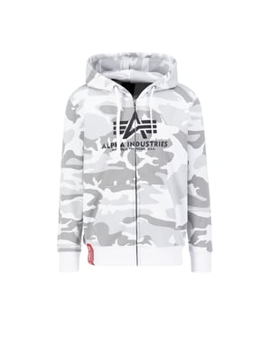 Basic Camo Zip Hoodie