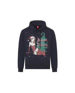Apollo Heren foute kersttrui hoodie foute kerst print donker