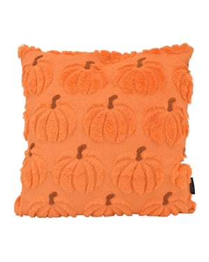 NOVÉE Sierkussen furry pumpkin oranje | 45 x 45 cm | polyester