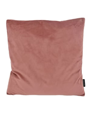 Gek op kussens! Velvet oudroze | 45 x 45 cm | kussenhoes | polyester