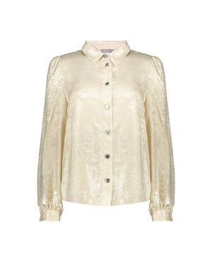 Geisha Shiny blouse 53868-14-champagne