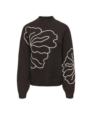 Jacqueline de Yong Jdyjella ls flower pullover knt noos dessin