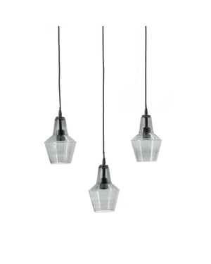 Furnilux Hanglamp orion , 3-lamps zwart