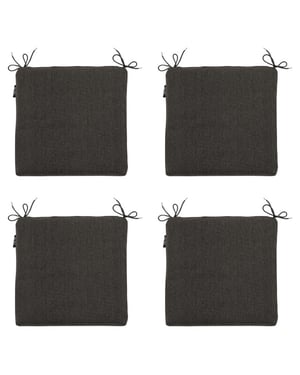 Madison zitkussen dark grey canvas eco+ ca. set van 4