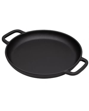 Maysternya Gietijzeren barbecue pan ø 34 x 4 cm zwart