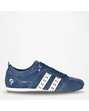 Q1905 Sneaker typhoon sp blauw/offwhite/grijs