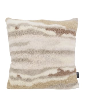 NOVÉE Mare plush beige | 45 x 45 cm | kussenhoes | polyester