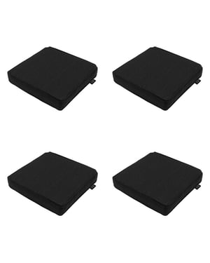 Madison zitkussen black canvas eco+ ca. set van 4