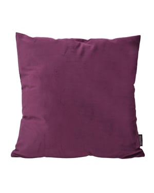 Gek op kussens! Velvet aubergine | 45 x 45 cm | kussenhoes | polyester