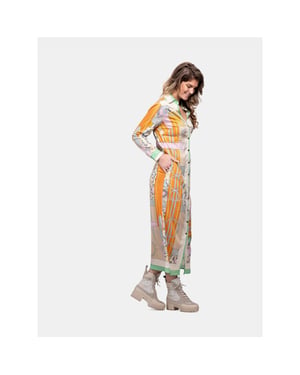 Mucho Gusto Jurk francis bay leopard met kettingprint