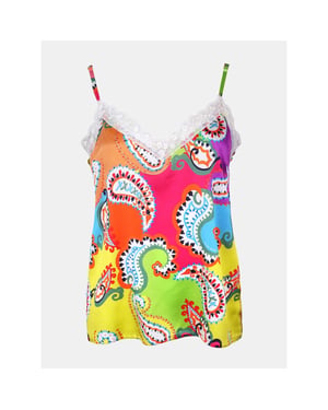 Mucho Gusto Slip top met paisley