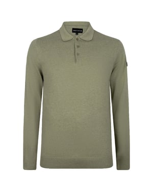PRESLY & SUN Brad long sleeve knitted polo