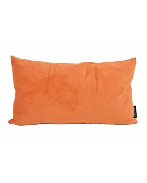 Gek op kussens! Velvet oranje long | 30 x 50 cm | kussenhoes | polyester
