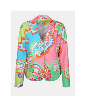 Mucho Gusto Blazer lesbos paisley