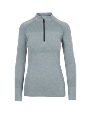 Trespass Dames pelina half zip active top met lange mouwen
