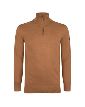 PRESLY & SUN Lewis zip knitted pullover