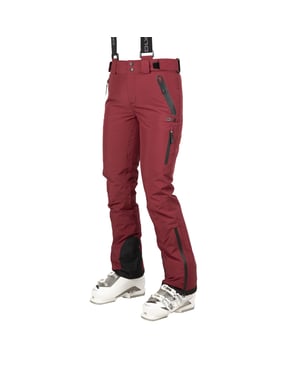 Womens/Ladies Marisol II DLX Waterproof Ski Trousers (Dark Cherry)