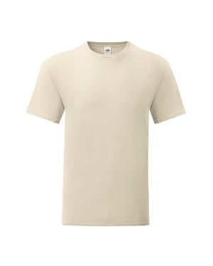 Fruit of the Loom Unisex Iconic T-Shirt för vuxna (Naturligt)