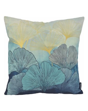 Gek op kussens! Sierkussen ginkgo #2 | 45 x 45 cm | katoen/linnen