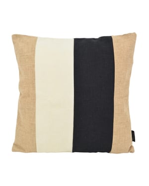 NOVÉE Stripe jute | 45 x 45 cm | kussenhoes | katoen