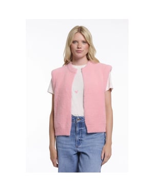 Rino & Pelle short waistcoat elona.5002621 11016 cotton candy