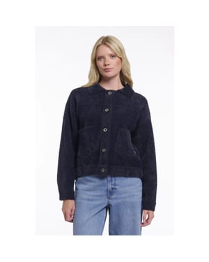 Rino & Pelle Bubbly.5002621 rino&pelle boxy jacket dark navy