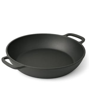 Maysternya Gietijzeren barbecue pan ø 34 x 7 cm zwart