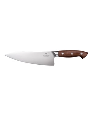 Sophior Koksmes 21 cm – duits staal en walnoothouten handvat