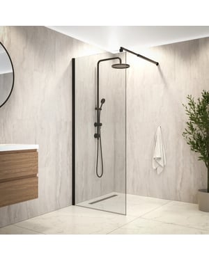 Mirlux Douchewand aris 80x200cm pre order