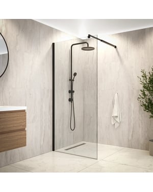 Mirlux Douchewand aris 90x200cm pre order