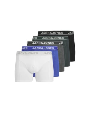 Jack & Jones Heren plus size boxershorts trunks jacblack friday 5-pack multicolor